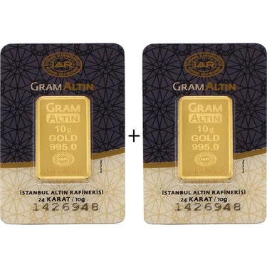 İAR 20 Gr (10gr+10gr) Külçe Altın IAR 24