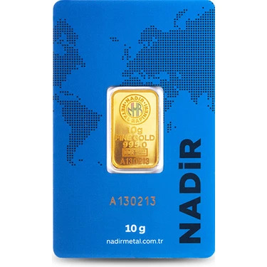 Nadir Gold 24 Ayar Külçe Gram Altın 10