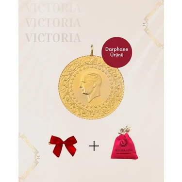 Victoria 1 Adet Yarım Altın -Eski Tarihli (Kulplu 22