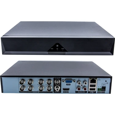 Xmeye 8 Kanal 5 mp 1080P Kamera Kayıt Cihazı Ahd Dvr H265+ Plus 5 in 1 Hibrit
