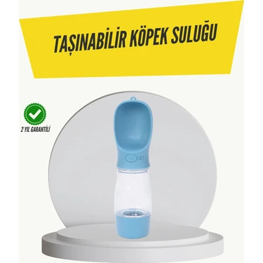 Mey Ithalat® Taşınabilir Su Tasarruflu Köpek ve Kedi Su Şişesi Tek Elle Kullanım