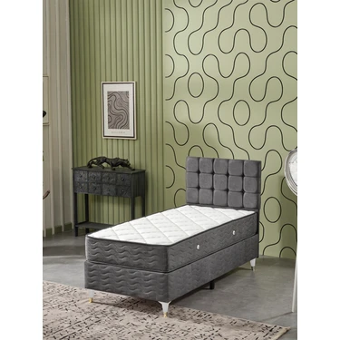 Beehanem Bengü 3Lü Set Tek Kişilik (Baza+Başlık+Yatak)