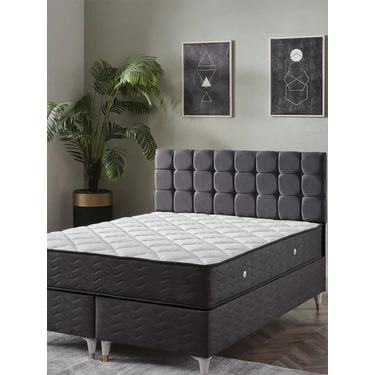 Beehanem Bengü 150X200 Çift Kişilik Yatak+Baza+Başlık
