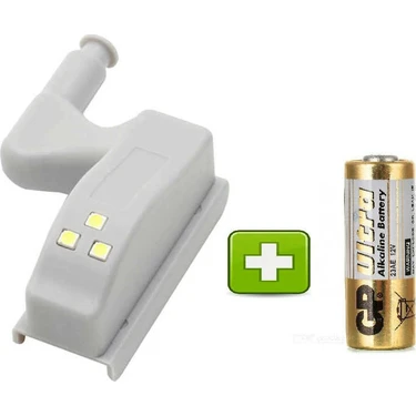LED Dolap Içi Aydınlatma LED Işık Menteşe Üzerine Montaj Çekmece Lambası Marelli LED Pil
