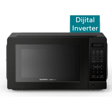 Kumtel Siyah Smartwave Dijital Inverter Mikrodalga