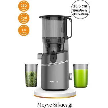 Slow Juicer Yavaş Sıkım Katı Meyve Sıkacağı Sorbe ve