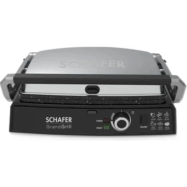 Schafer Grand Grill 6 Dilim 2000 W Izgara & Tost Makinesi -