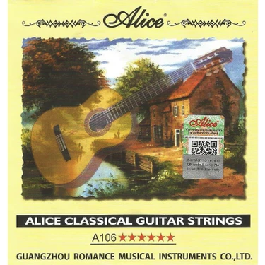 Alice Profesyonel Klasik Gitar Teli A106  Müzik