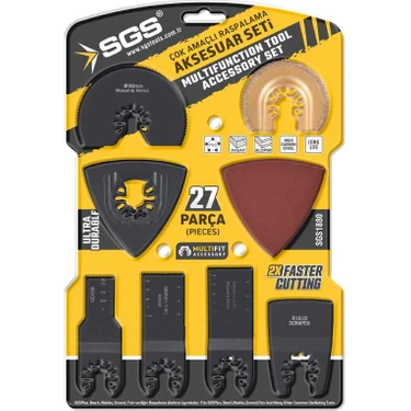 Sgs Multı-Tools Kesici ve Raspalama Aksesuar Seti 27