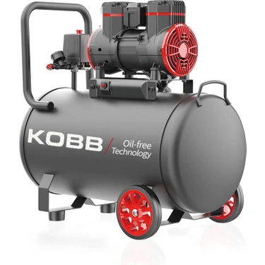 Kobb KBK50S 2.0 Hp 50 Lt 8 Bar Yağsız Sessiz Taşınabilir Hava