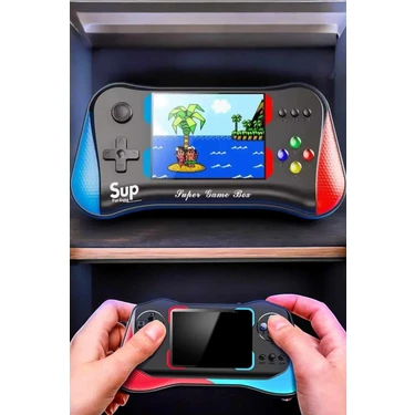 Aesco Retro 500 Oyunlu Nostaljik Oyunlu El Atari Gamebox Oyun Konsolu Çift Destekli -
