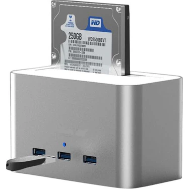 Codegen 2.5 / 3.5 Sata HDD SSD - USB 3.0 3 Port USB Hub Harddisk Dock Stand
