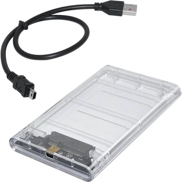 Wozlo 2.5 Inç Sata USB 2.0 HDD Harddisk Kutusu -