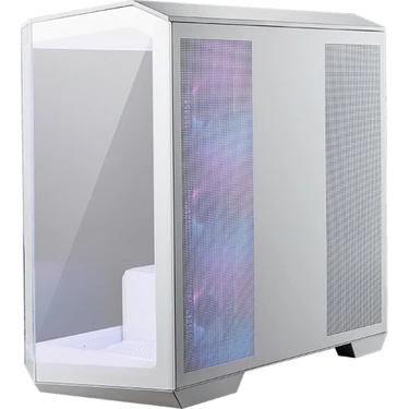 MSI MAG Pano M100R Pz Whıte Temperli Cam 3X120MM 1X120MM Argb Fan Matx Beyaz Panoramik Gaming