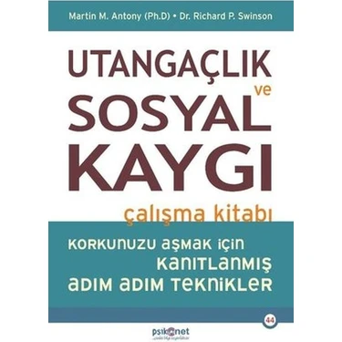 Psikonet Yayınları Utangaçlık ve Sosyal Kaygı Çalışma Kitabı 2021 Yayın