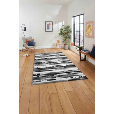 Napoli Home Baskılı Patchwork Post Motifli Yıkanabilir Kaymaz Yolluk Mutfak Salon Halısı,