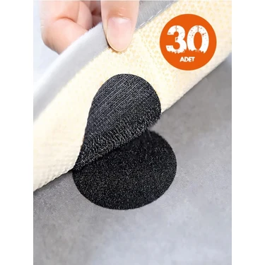 Safestore 30'lu Halı Kilim Koltuk Örtüsü Sabitleyici Kaydırmaz Cırt Yıkanabilir Kendinden