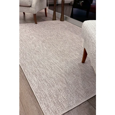 Melaris Halı Berena Naturel Jüt Halı Örme Kilim Sisal Hasır Halı Mutfak Balkon
