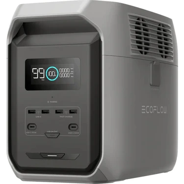 EcoFlow - DELTA 3 1500 Taşınabilir Güç Kaynağı - 1500Wh Kapasite, 4x1800W (X-Boost 2400W)