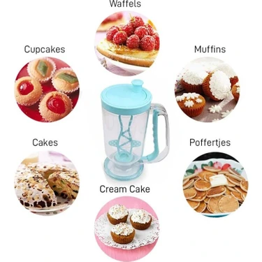 Pancake Machine Mikser Krep Makinesi Hamur Dağıtıcı