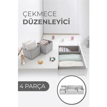 Çekmece Düzenleme Kutu Seti Organizer 4lü