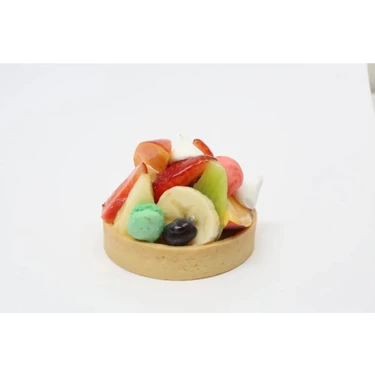 Abbafood 0119-CHEF'S Atelier Vanilyalı Orta Boy Yuvarlak Tereyağlı Artizan Tartolet(Tart Tabanı)57