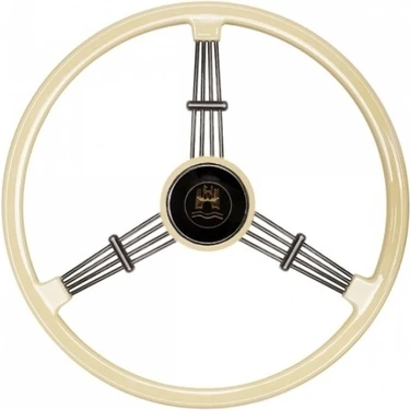 Gümrük Bey Flat 4 Ivory Banjo Direksiyon | Klasik Vw - Porsche Retro Steering Wheel Direksiyon