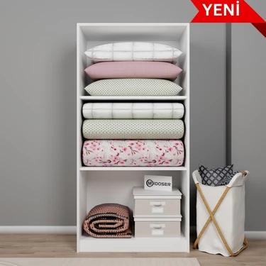Midoser Lucas 2 Kapılı Yüklük, Yorgan, Yastık Dolabı - Mat