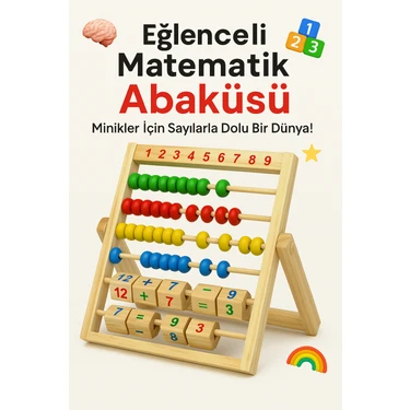 Bu-Bu Ahşap Abaküs Dört