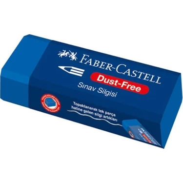 Faber-Castell No:24 Orta Boy Mavi Sınav Silgisi 1