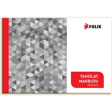 Folix Tahsilat Makbuzu 14x20 2-50 2 Nüsha 50 yp. Otokopili 6