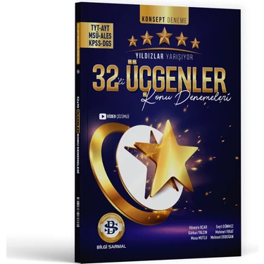 Bilgi Sarmal Yayınları Yıldızlar Yarışıyor Tyt Ayt Üçgenler 32 Li Konu