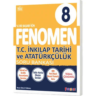 Gama Yayınları 8. Sınıf Fenomen T.C. İnkılap Tarihi ve Atatürkçülük Soru Bankası Sınav Bilgisi