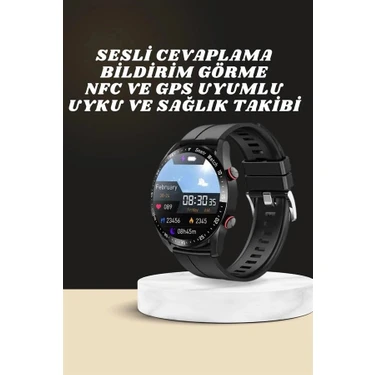 Twin Store Yeni Model Akıllı Saat Gps Uyumlu Uyku ve Sağlık Takibi Sesli