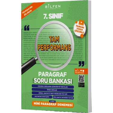 Bilfen Yayınları 7. Sınıf Paragraf Soru