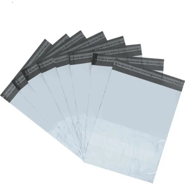 Doku Piyasa Gri Cepli Kargo Poşeti  30X37+5 100