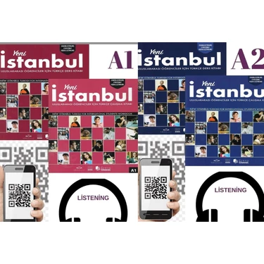 Kültür Sanat Yayınları Istanbul Yabancılar Için Türkçe Yeni (New) A1-A2 Ders+Çalışma+Interaktif Qr