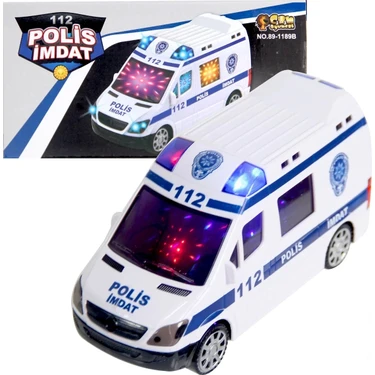 AyrStore Buğz 112 Polis Imdat 3D Işıklı Sesli Polis