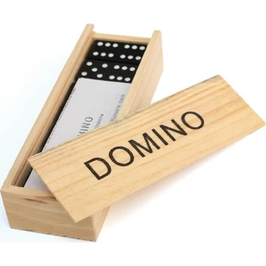 Focus Domino Ahşap Kutulu Oyun 2'li