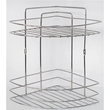 GU-Bİ Metal 2 Katlı Banyo Köşelik