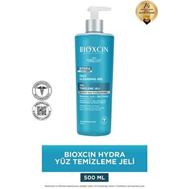 Bioxcin Hydra Yüz Temizleme Jeli 500