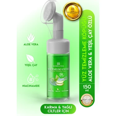 BioBellinda Doğal Yüz Temizleme Köpüğü Niacinamide Aloe Vera Özlü 150