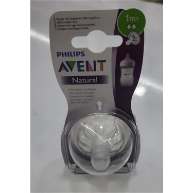 Philips Avent Natural Biberon Ucu 1m+ Ultra Yumuşak ve Esnek Silikon