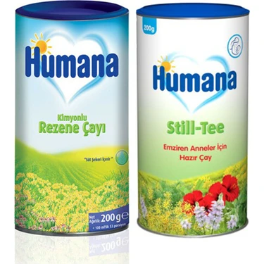 Humana Still Tee Emziren Anneler Için Hazır Çay 200 gr + Humana Rezene Çayı 200