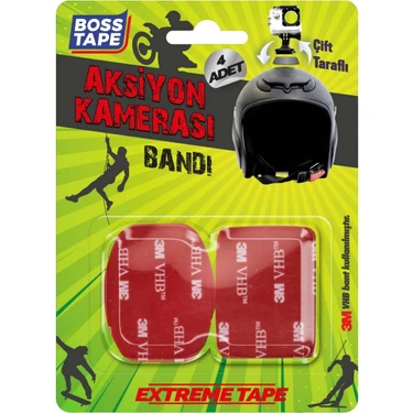 Boss Tape Araba Araç Kamerası Motosiklet Kask Aksiyon Kamerası