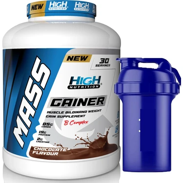 High Nutrition Mass Gainer 3600 gr Çikolata Aromalı Karbonhidrat Tozu +
