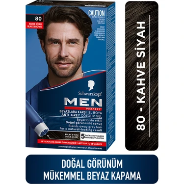 Schwarzkopf Men Perfect Beyazlara Karşı Jel Boya 80 Kahve