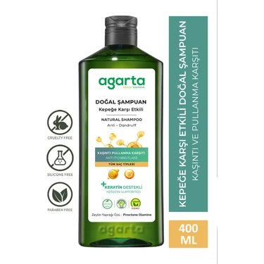 Agarta Doğal Kepeğe Karşı Etkili Şampuan 400 Ml