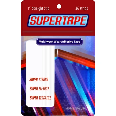 True Tape SUPERTAPE Protez Saç Bandı Düz (1'' x 3'' - 2.5cm x 7.5cm) 36
