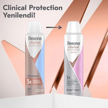 Rexona Kadın Clinical Protection Spray Deodorant Confidence 150